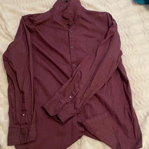Purple button down Amplify dress shirt